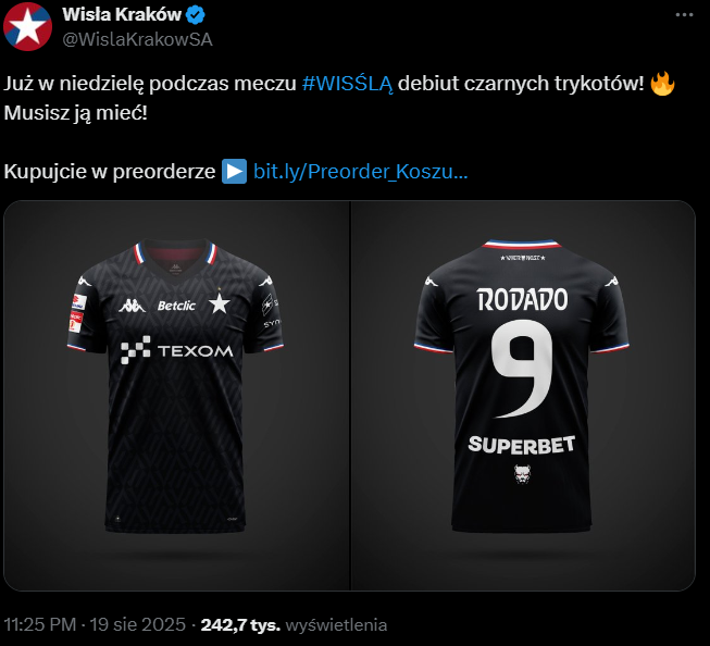 PRZEKOZACKIE nowe stroje Wisły Kraków!